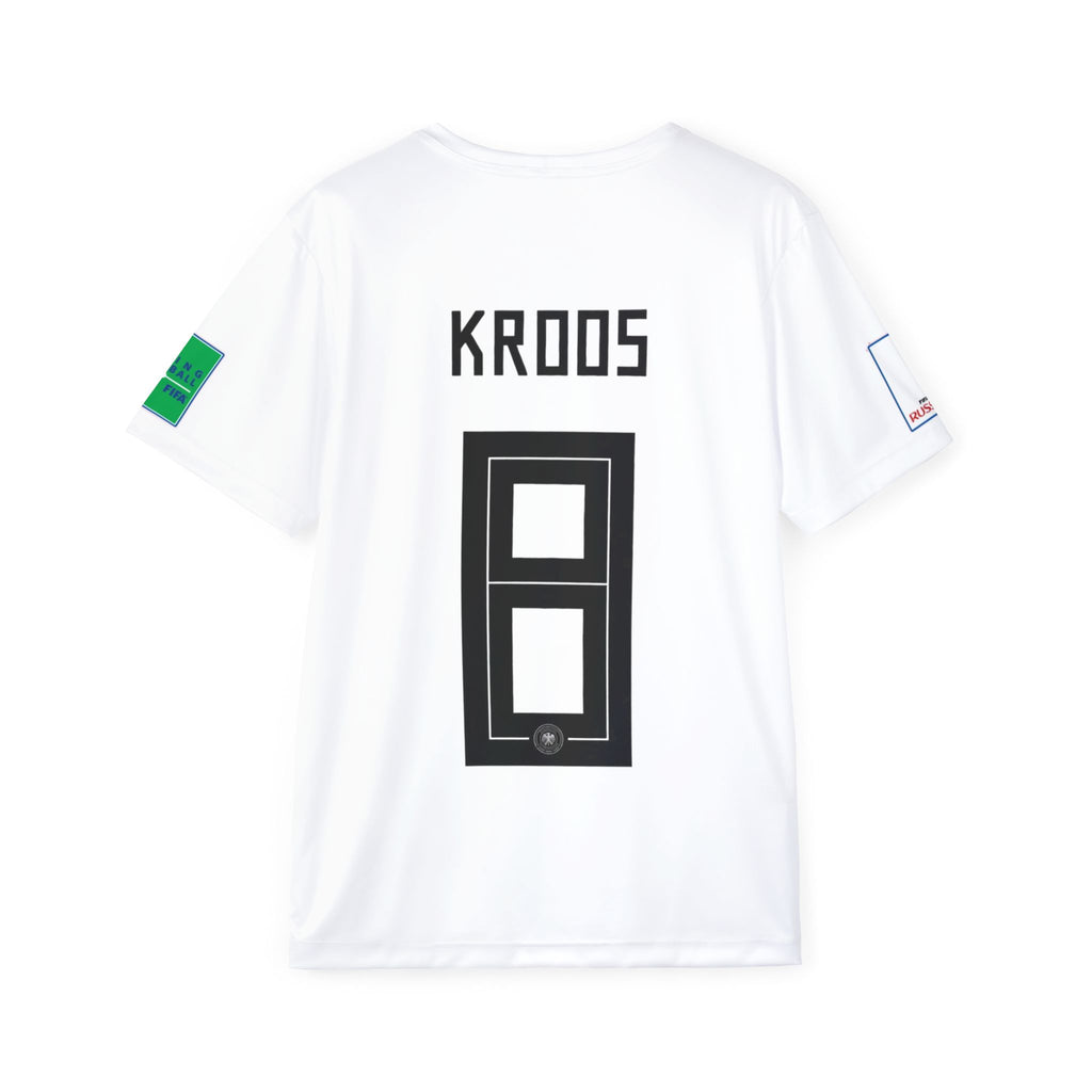 Kroos #8 Men’s Soccer Jersey — Germany White Replica Football Shirt