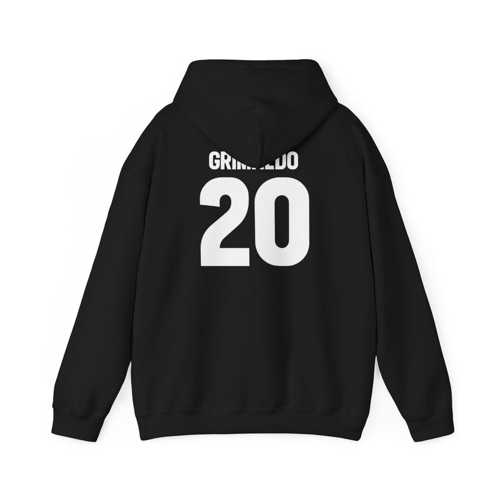Hoodie — Retro Crest Hoodie with 'Grimaldo 20' Back Number