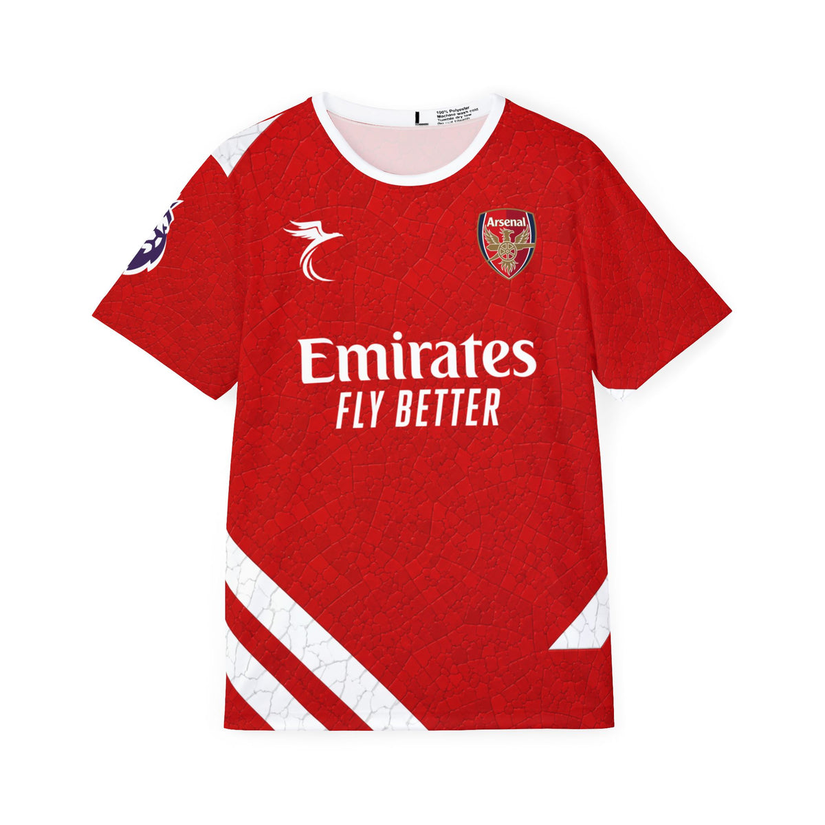 Soccer Jersey - Red Emirates Fly Better Number 2