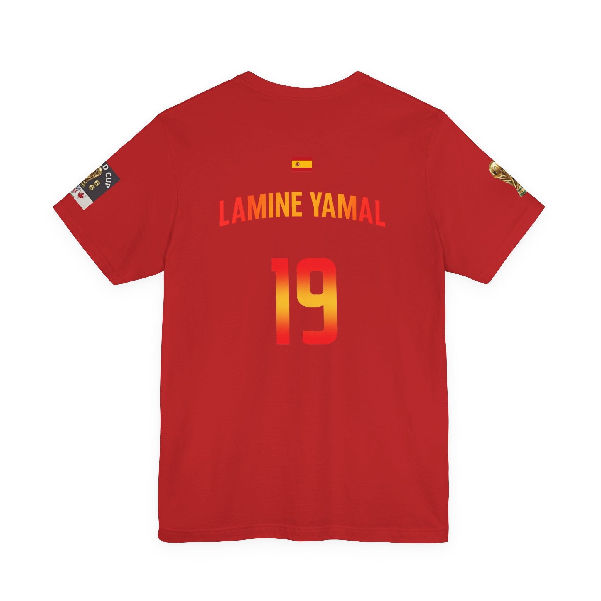 Lamine Yamal #19 World Cup Jersey Tee — Spain Football Fan Shirt