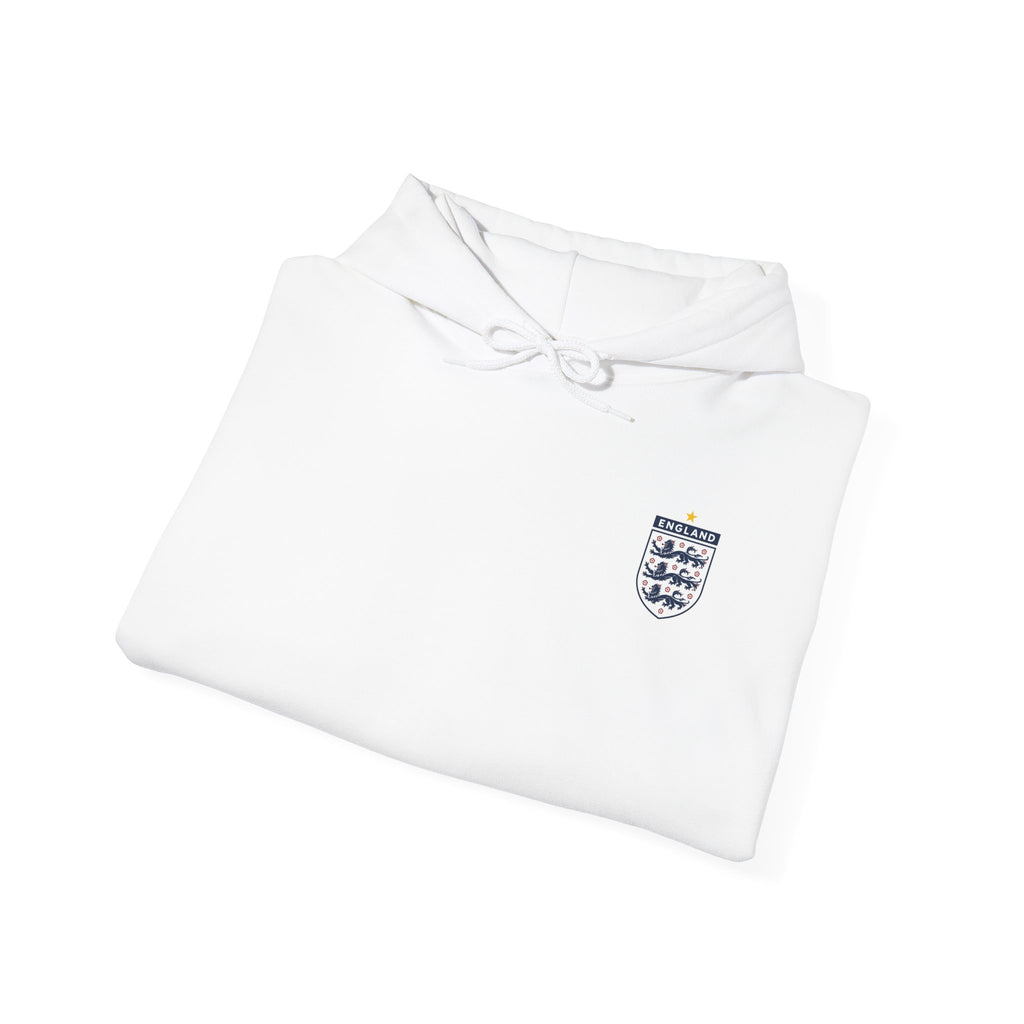 England Football Hoodie — Bellingham #10 Back Print