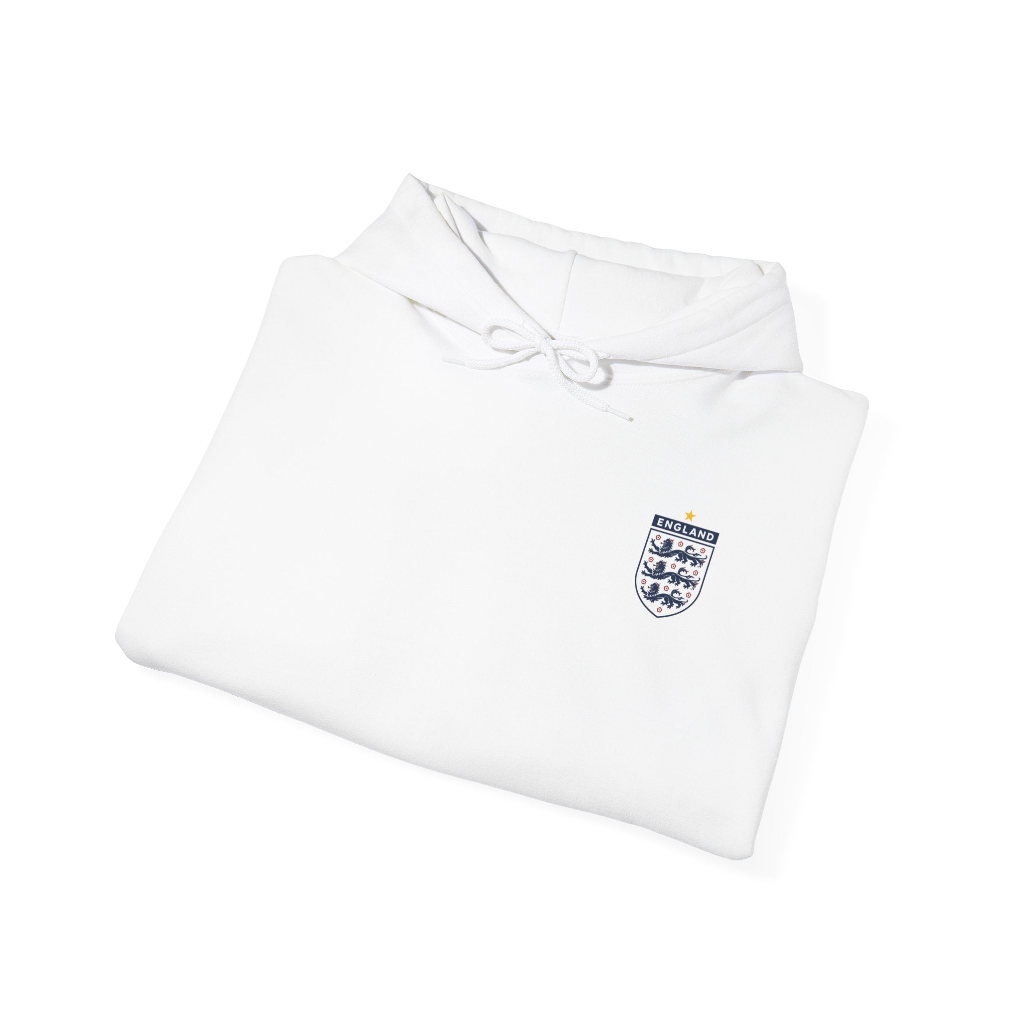 England Football Hoodie — Bellingham #10 Back Print