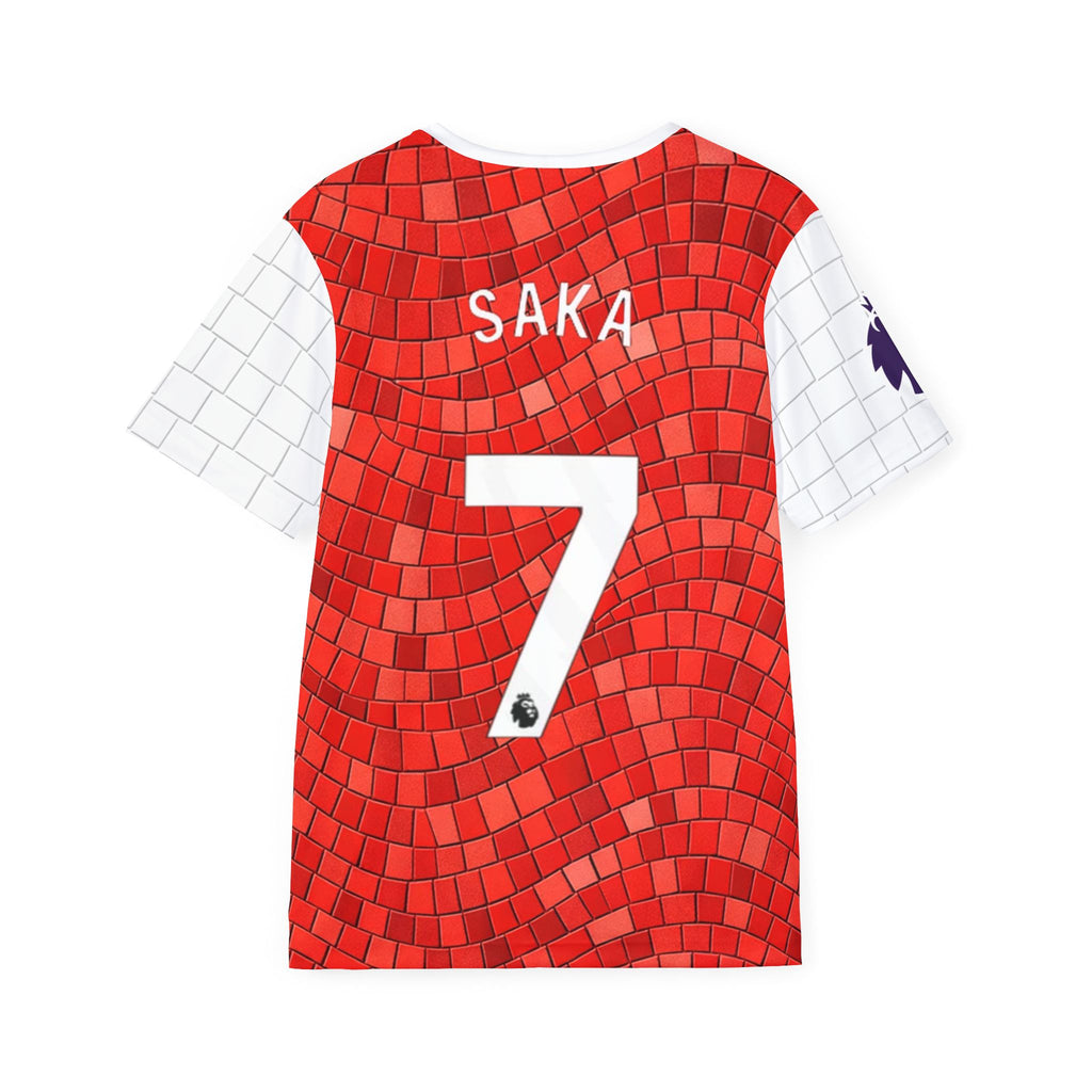 Red Arsenal Football Jersey — 'Saka 7' Men's Soccer Shirt