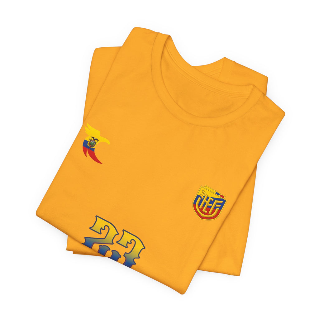Caicedo Ecuador Soccer Jersey T‑Shirt — Custom Name & Number (23)
