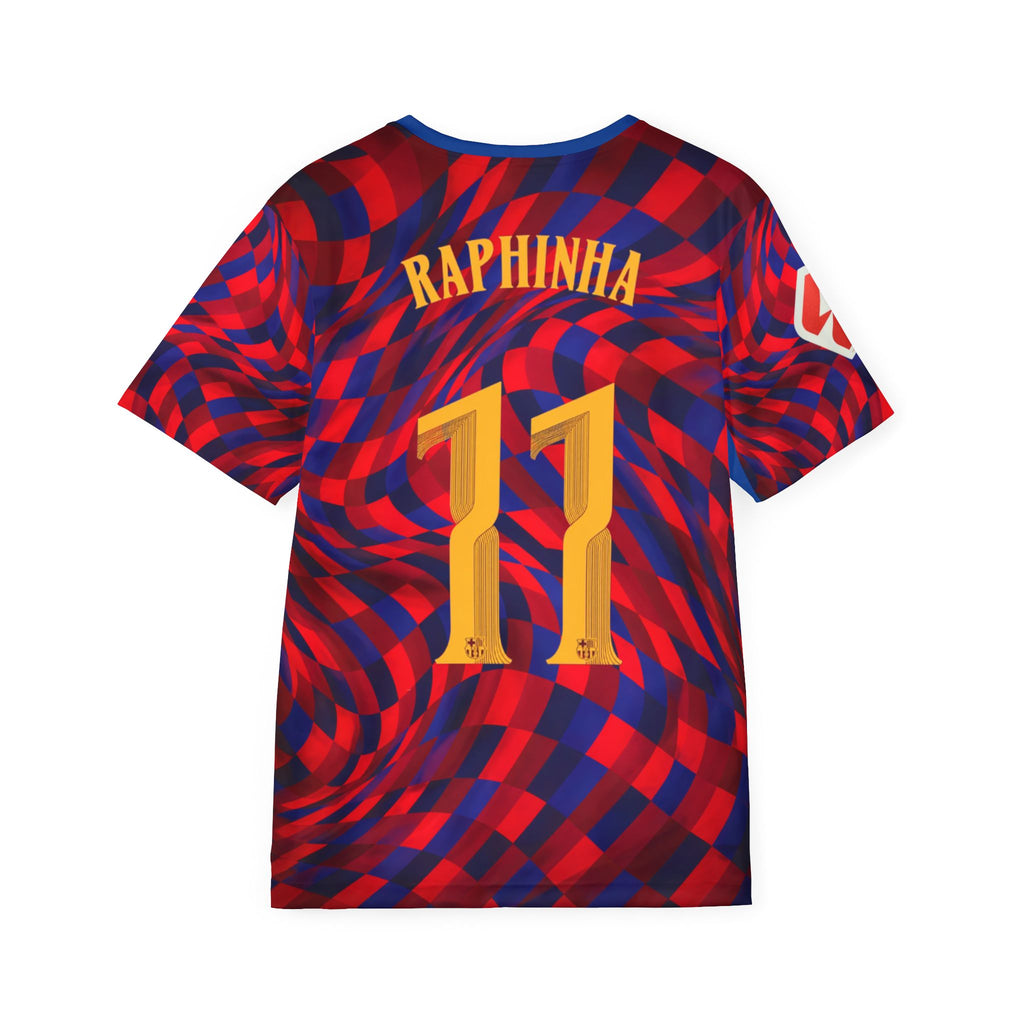 FC Barcelona Raphinha #11 Psychedelic Men’s Soccer Jersey