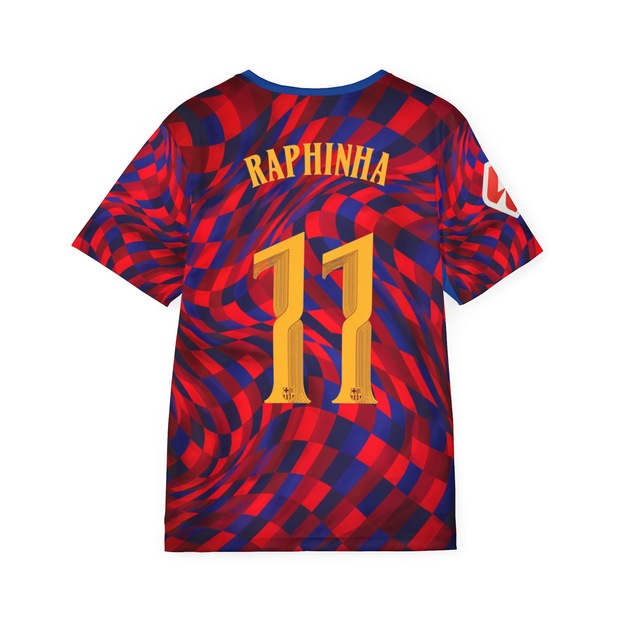 FC Barcelona Raphinha #11 Psychedelic Men’s Soccer Jersey