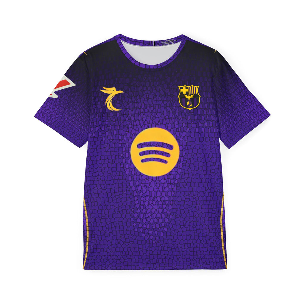 Pedri #8 purple Barcelona FC Jersey — Men's Soccer Shirt with Spotify Logo