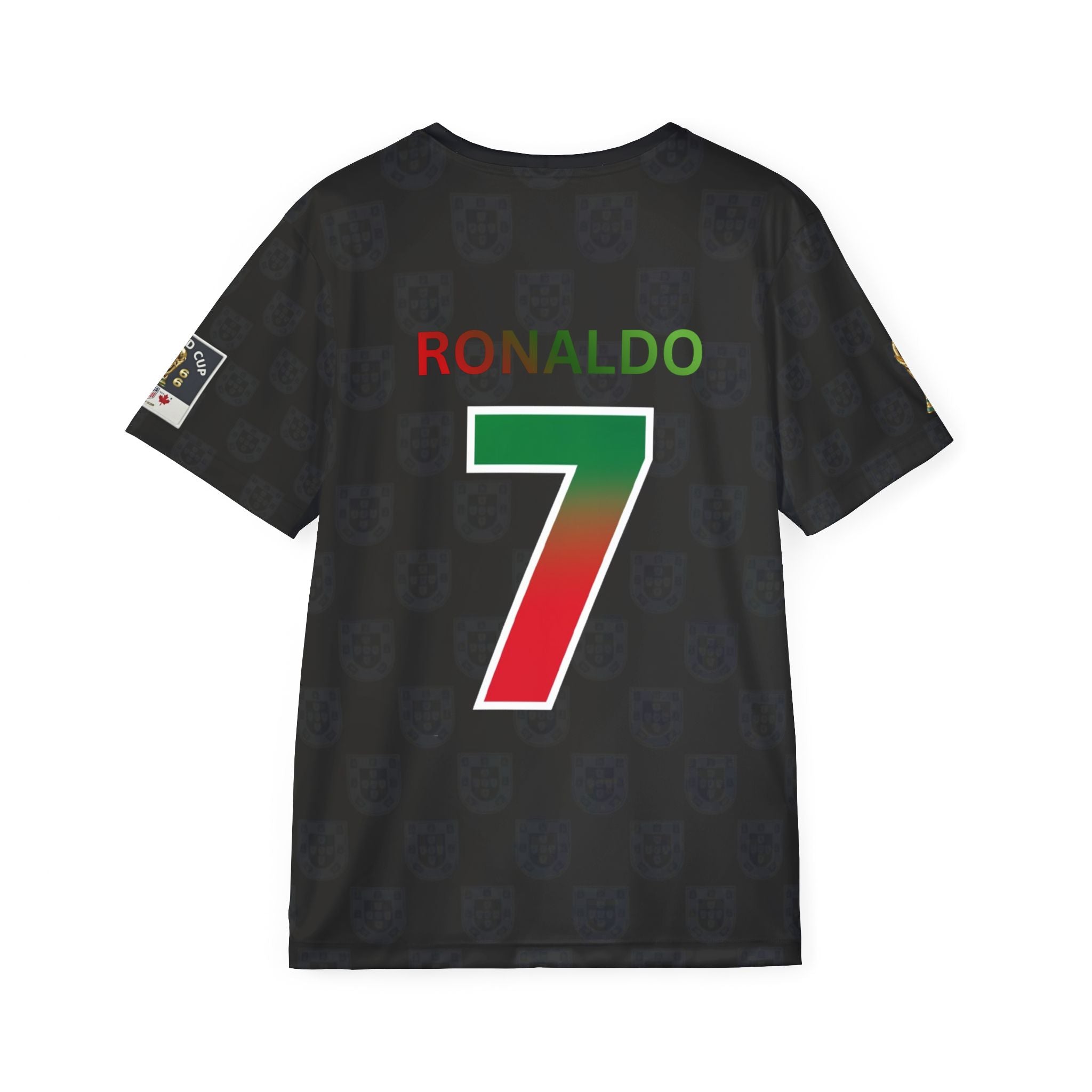 Portugal C.Ronaldo  #7 Black Soccer Jersey — Men’s Football Shirt