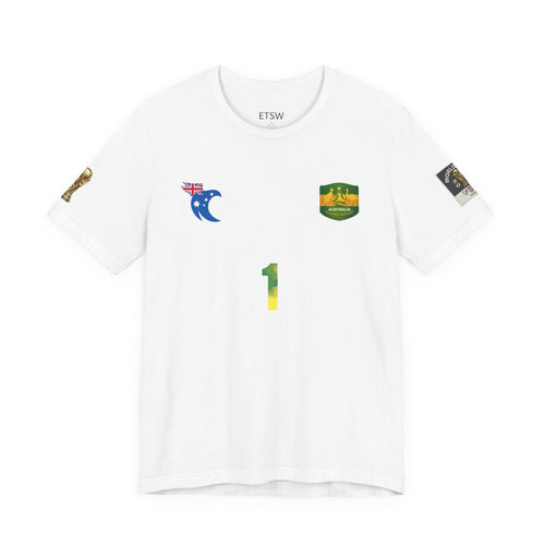Aussie Matt Ryan Goalkeeper jersey  Tee – Personalized 'Ryan' Number 1 Australia Crest