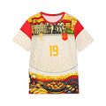 Spanish Mosaic Soccer Jersey - '19' Lamine Yamal Fan Shirt
