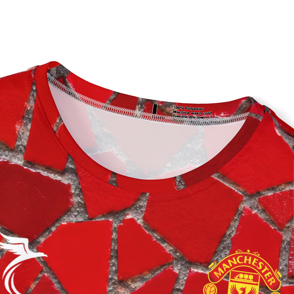 Men's Soccer Jersey - Red Mosaic Bruno Fernandes #8 Replica