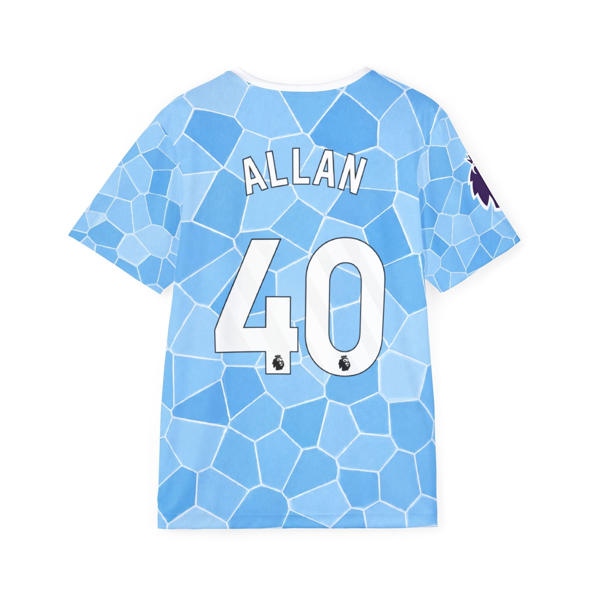 Allan #40 Sky Blue Soccer Jersey – Manchester City Style Football Shirt