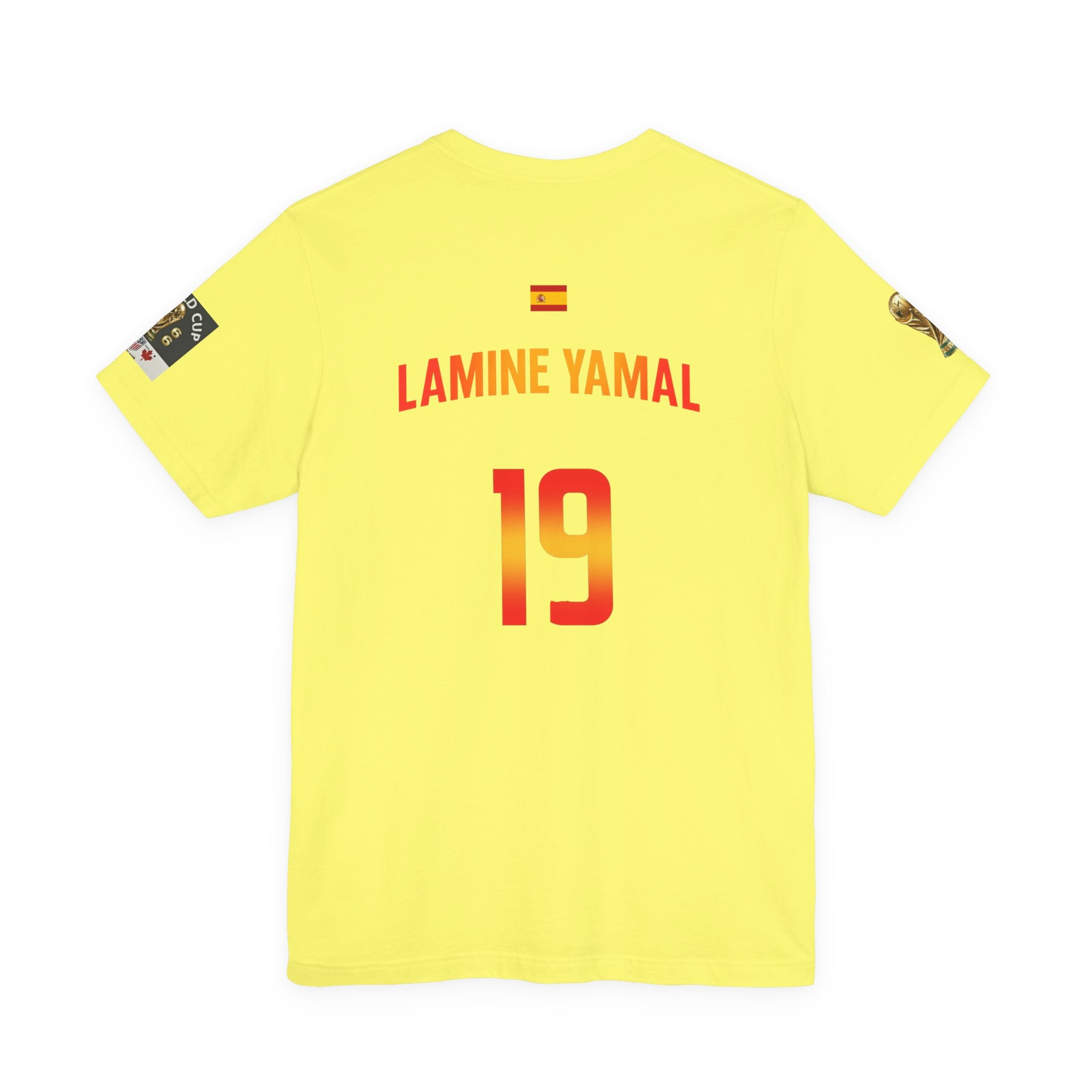 Lamine Yamal #19 World Cup Jersey Tee — Spain Football Fan Shirt