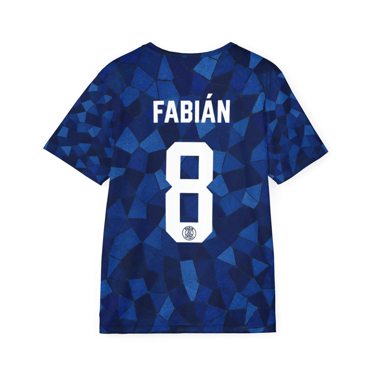 Paris-Inspired Men’s Soccer Jersey — Custom Name & Number (Qatar Airways Style)