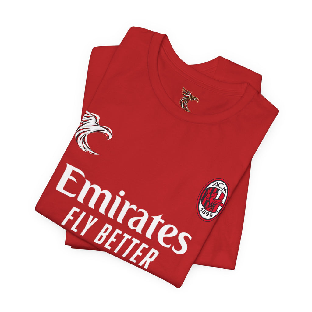 Emirates Fly Better Black Football Jersey T-Shirt