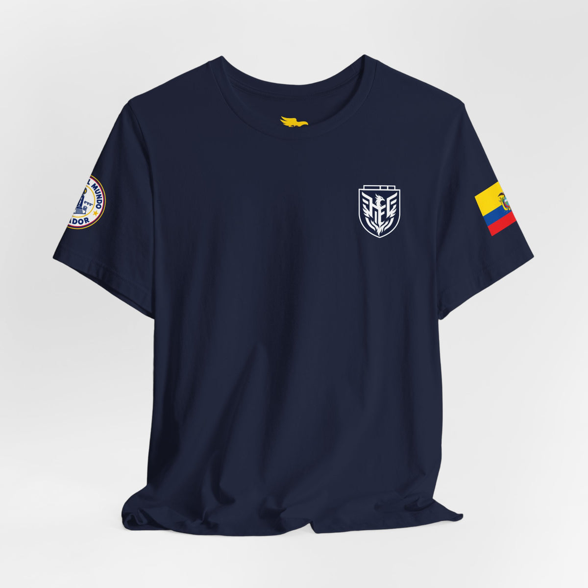 Custom Ecuador Flag Crest Jersey T-Shirt