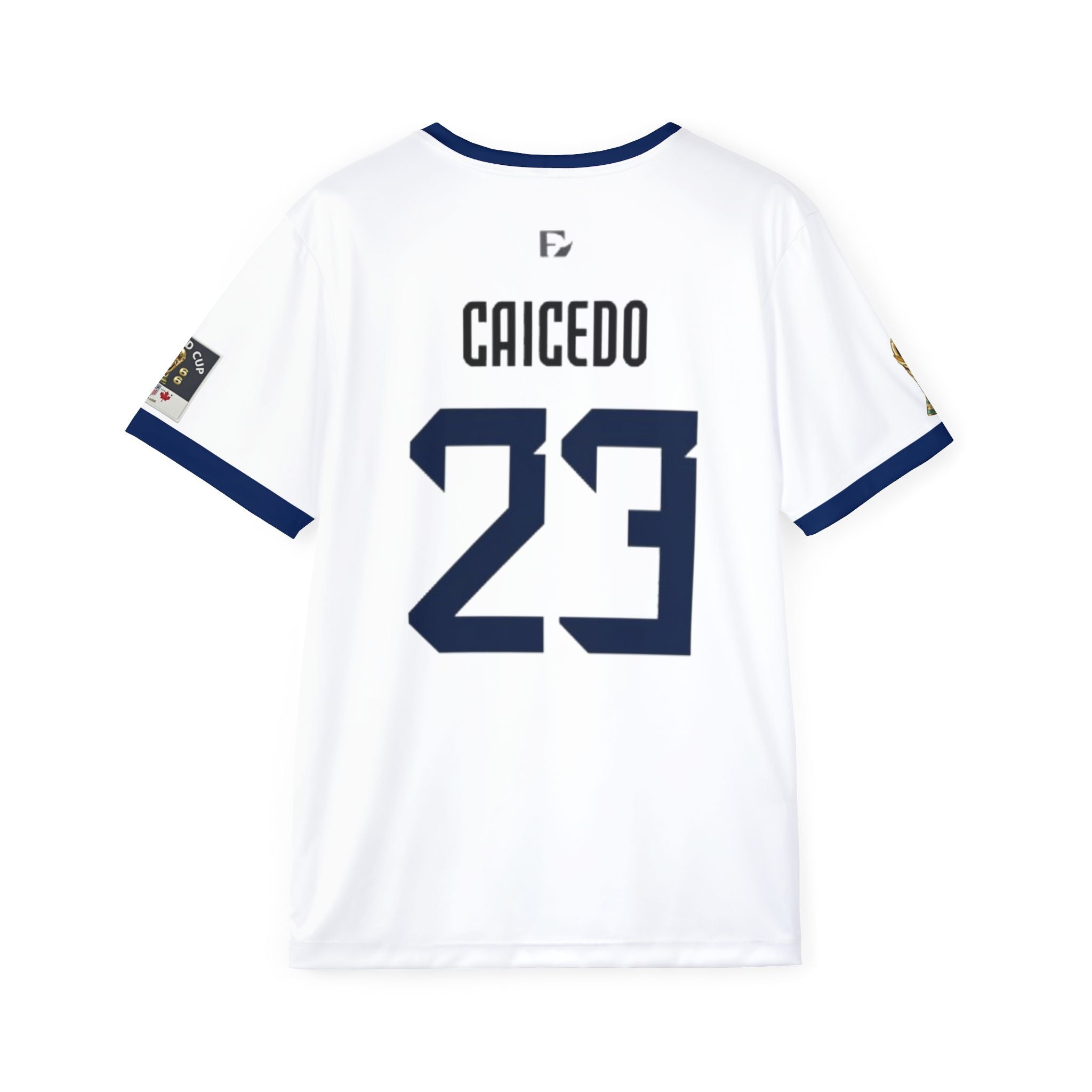 Men's Sports Jersey — Name & Number Athletic Tee (Caicedo 23)