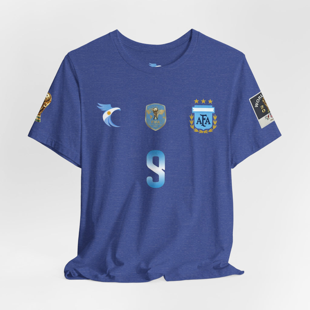 Argentina Alverez #9 Jersey Tee — J. Álvarez #9 Replica Football Shirt