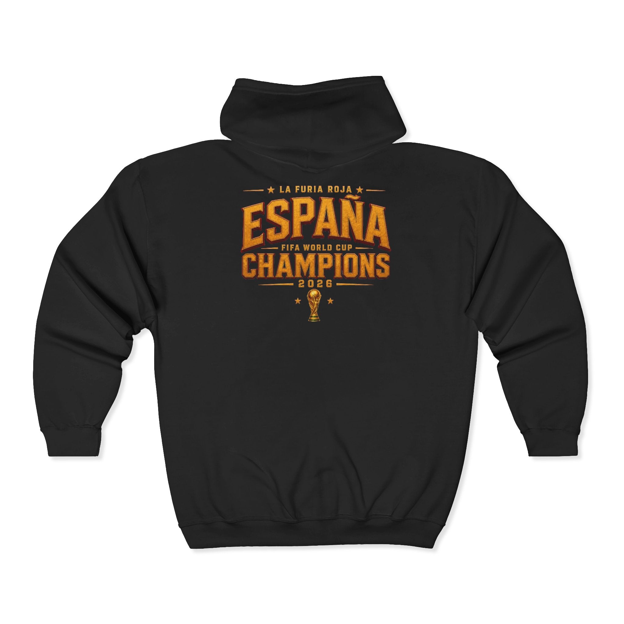 España Champions Zip Hoodie — La Furia Roja World Cup Tribute