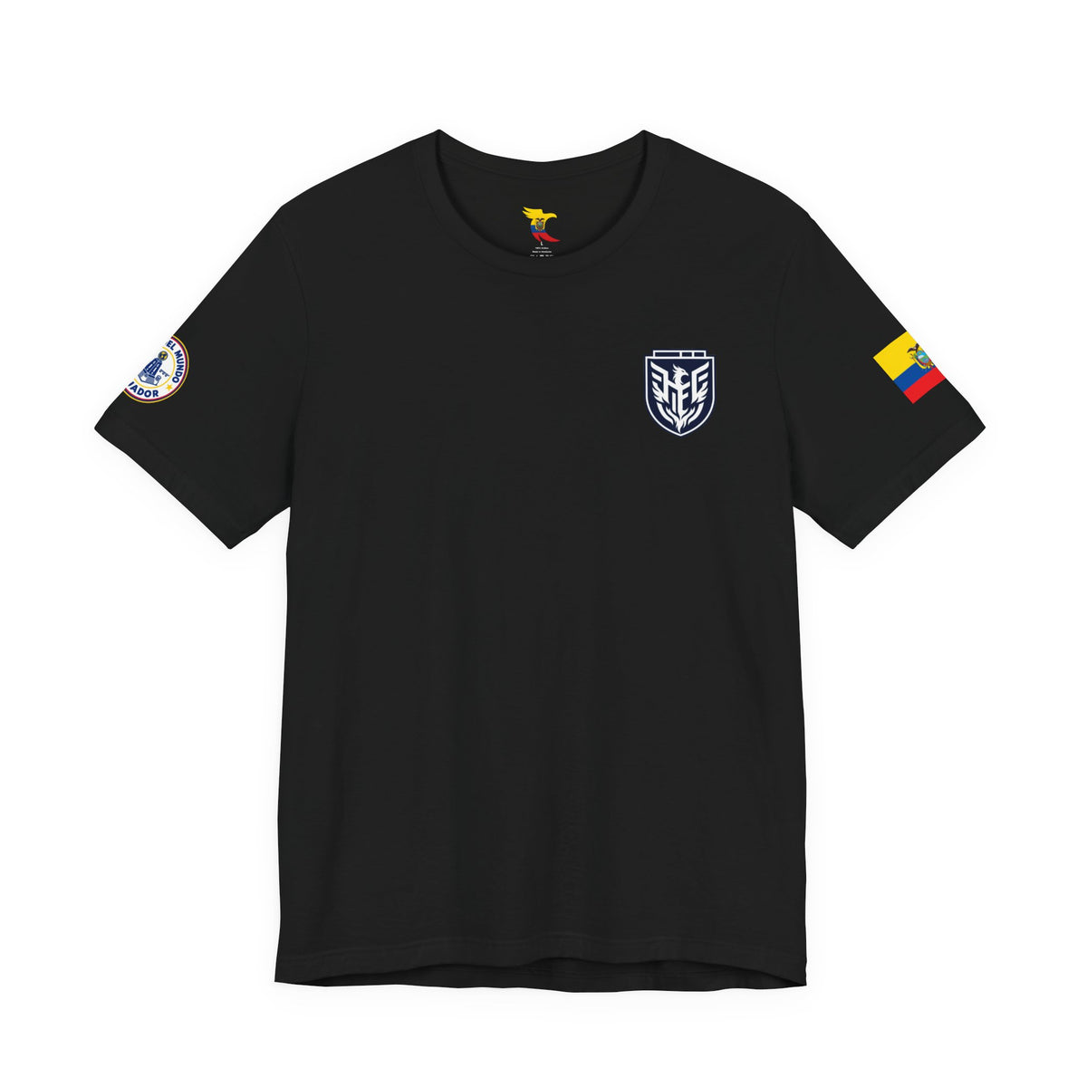 Custom Ecuador Flag Crest Jersey T-Shirt