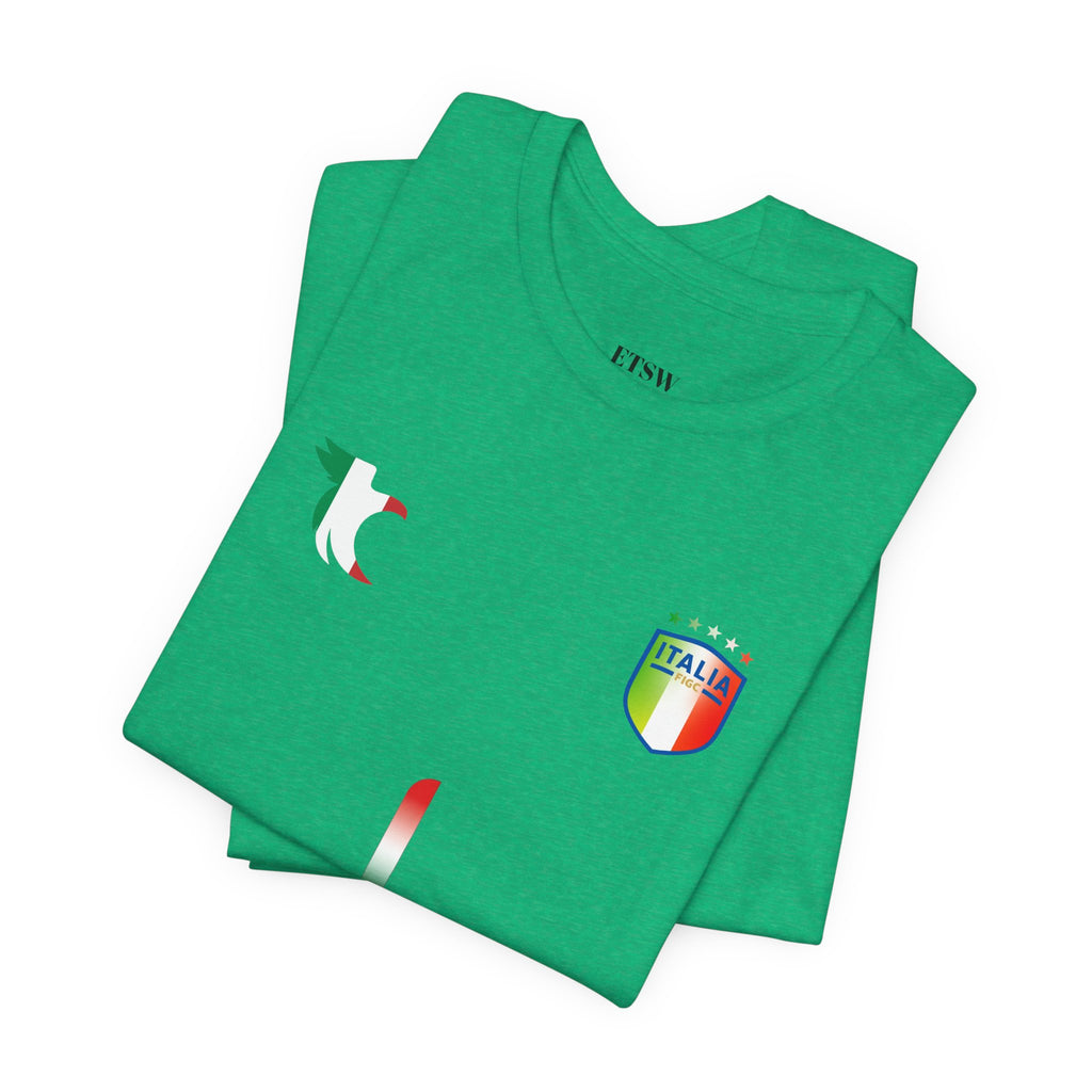 Donnarumma #1 Italy Jersey Tee | Soccer Goalkeeper Shirt