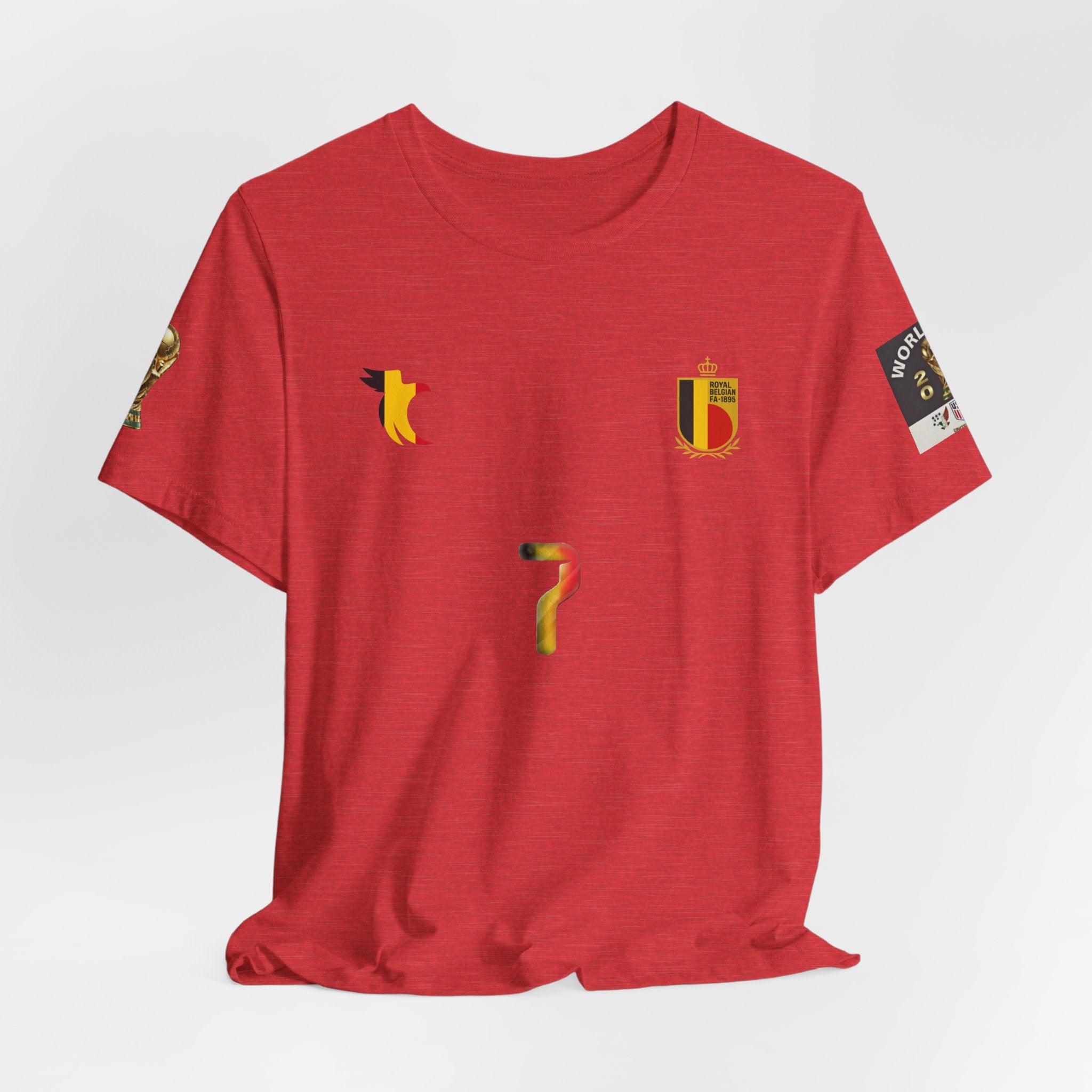 De Bruyne 7 Jersey Tee | Belgium soccer number 7 shirt