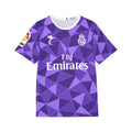 Ronaldo #7 Purple Geometric Soccer Jersey