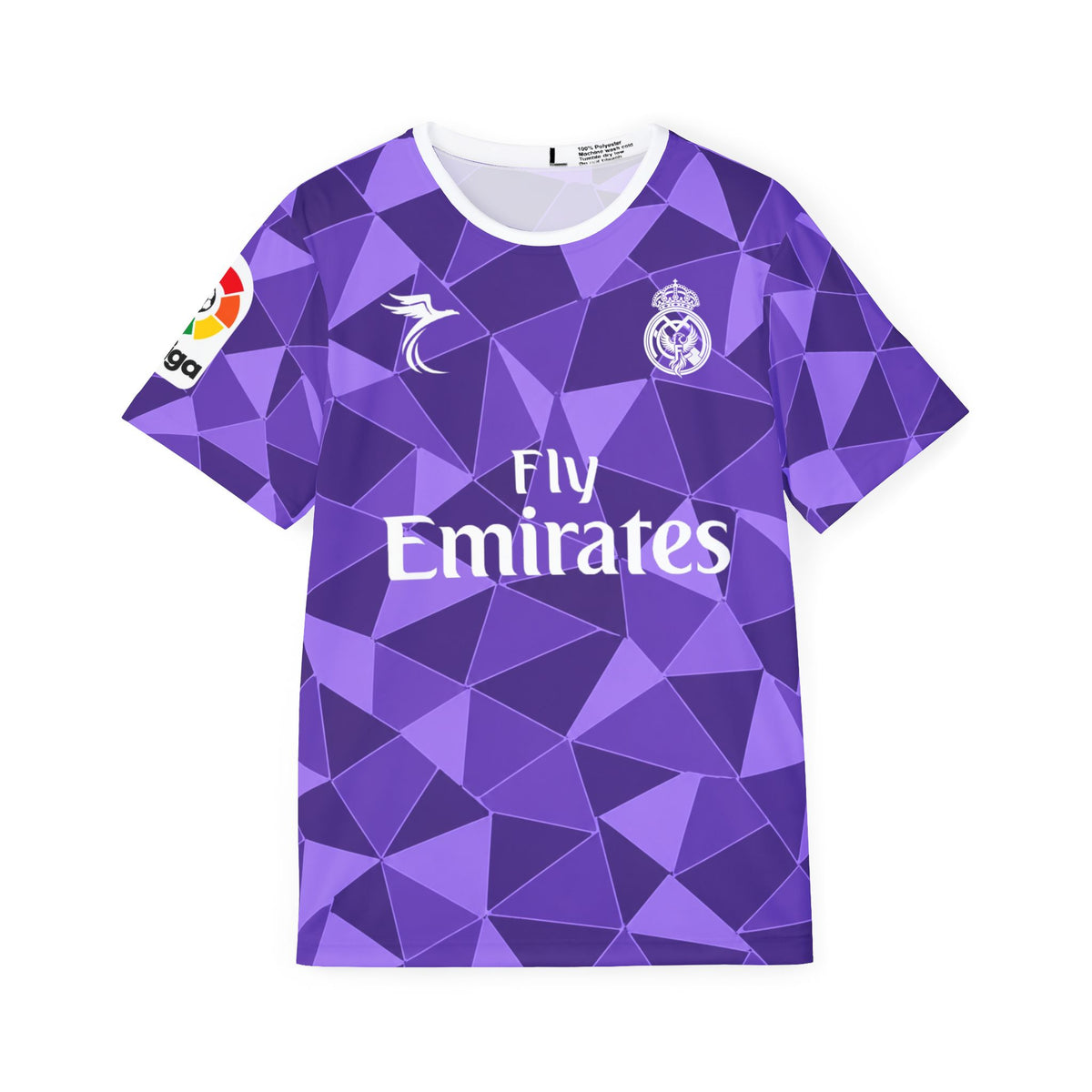 Ronaldo #7 Purple Geometric Soccer Jersey