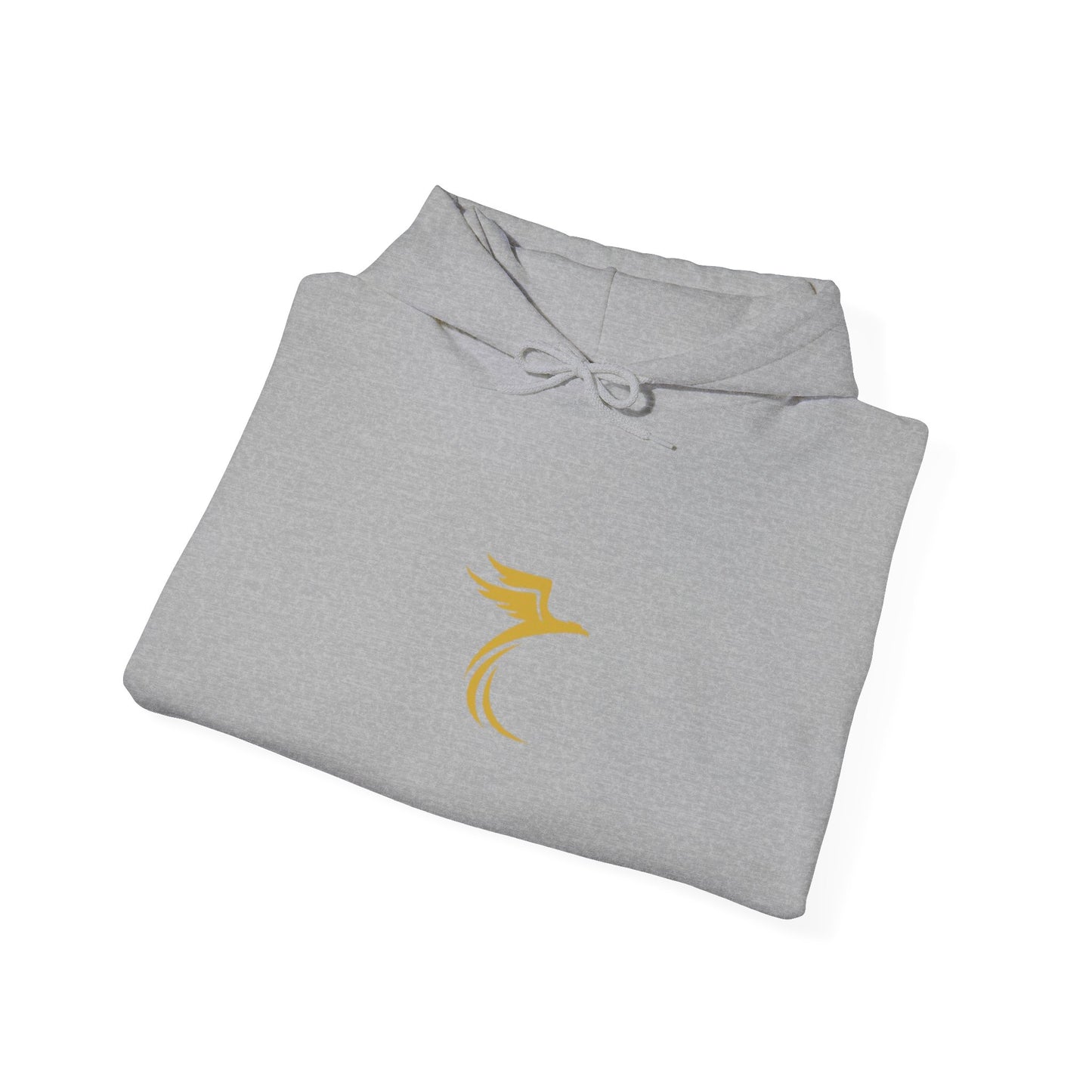 Rise Beyond Limits hoodie | Minimal gold crescent logo sweatshirt