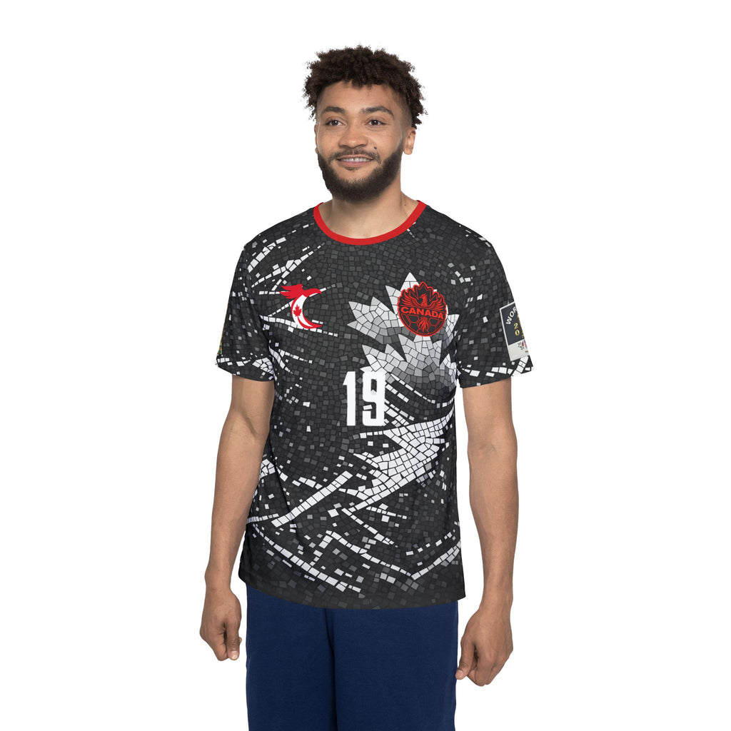 Canada Soccer Jersey — Number 19 'Davies' All-Over Print Men’s Sports Shirt