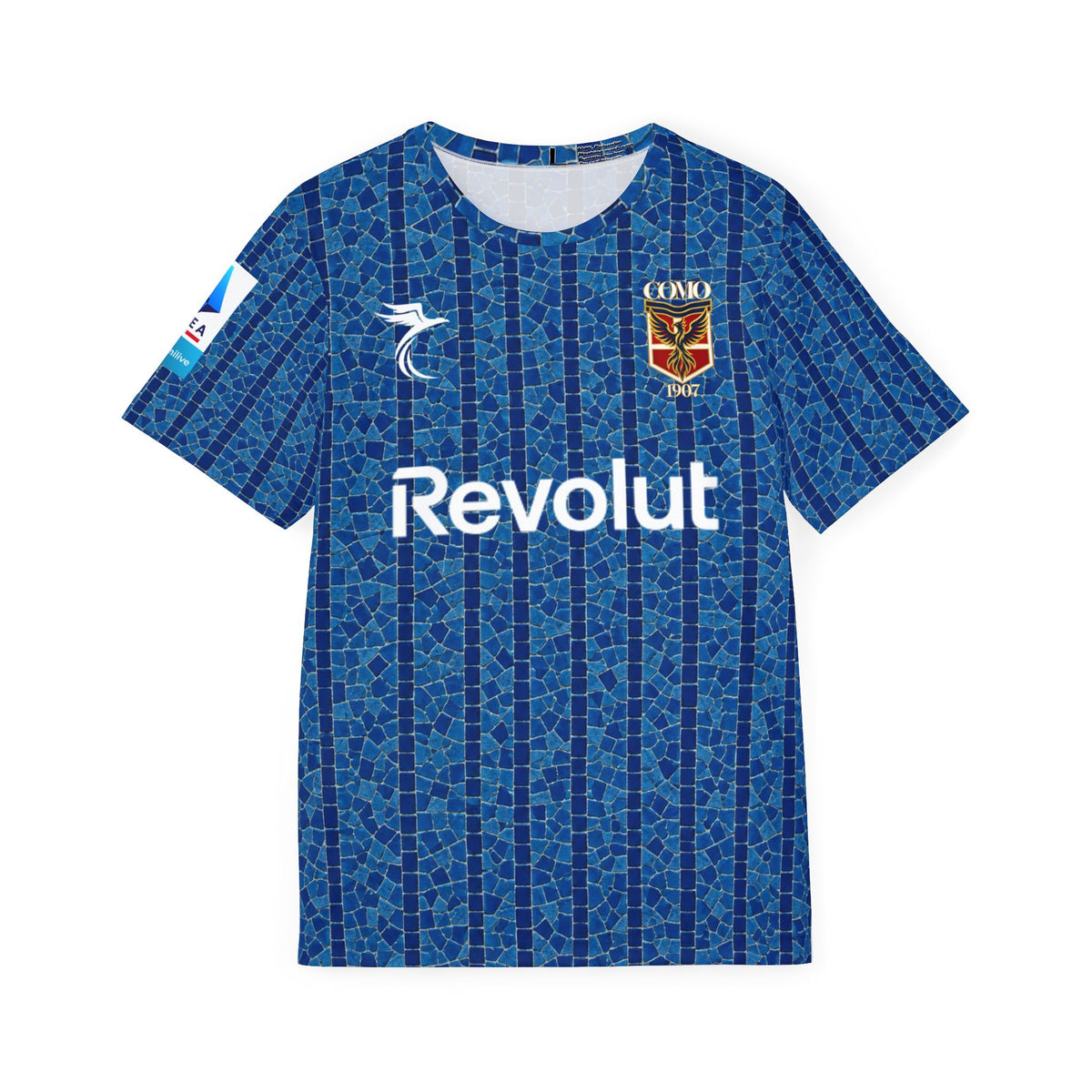 Men's Kean #90 Blue Football Jersey — Revolut Logo Soccer Shirt