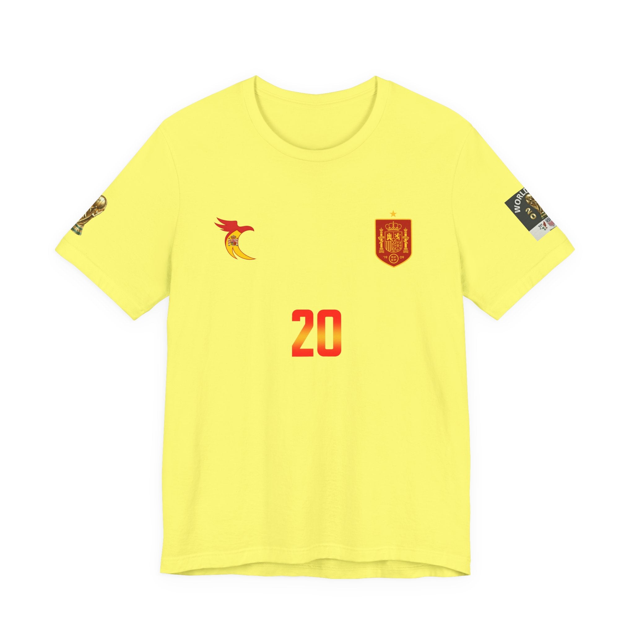 PEDRI 20 Soccer Jersey T-Shirt | Spain Football Name Number Tee