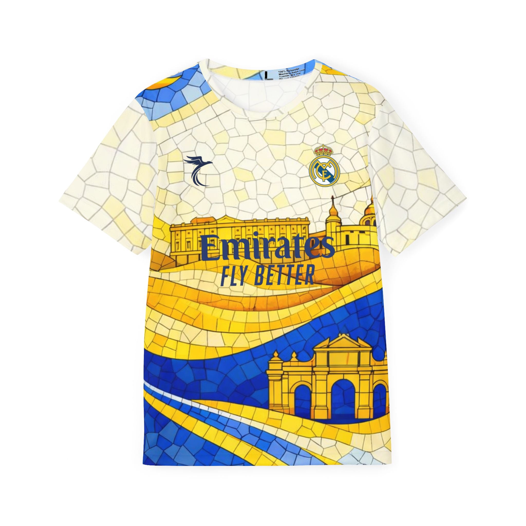 Mbappé #10 Mosaic Soccer Jersey – Emirates Fly Better Athletic Tee