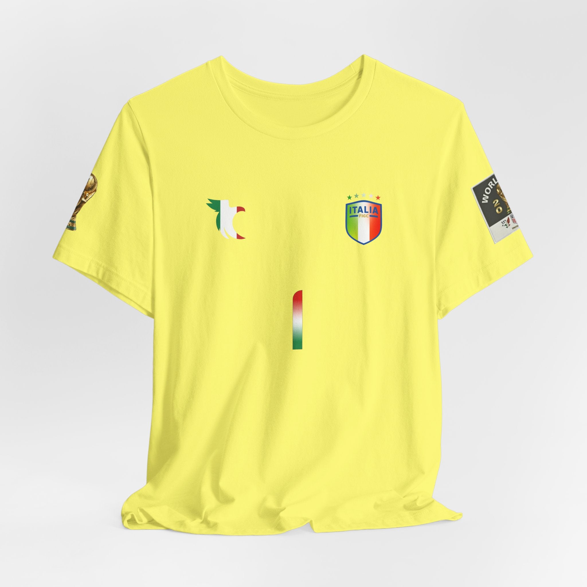 Donnarumma #1 Italy Jersey Tee | Soccer Goalkeeper Shirt
