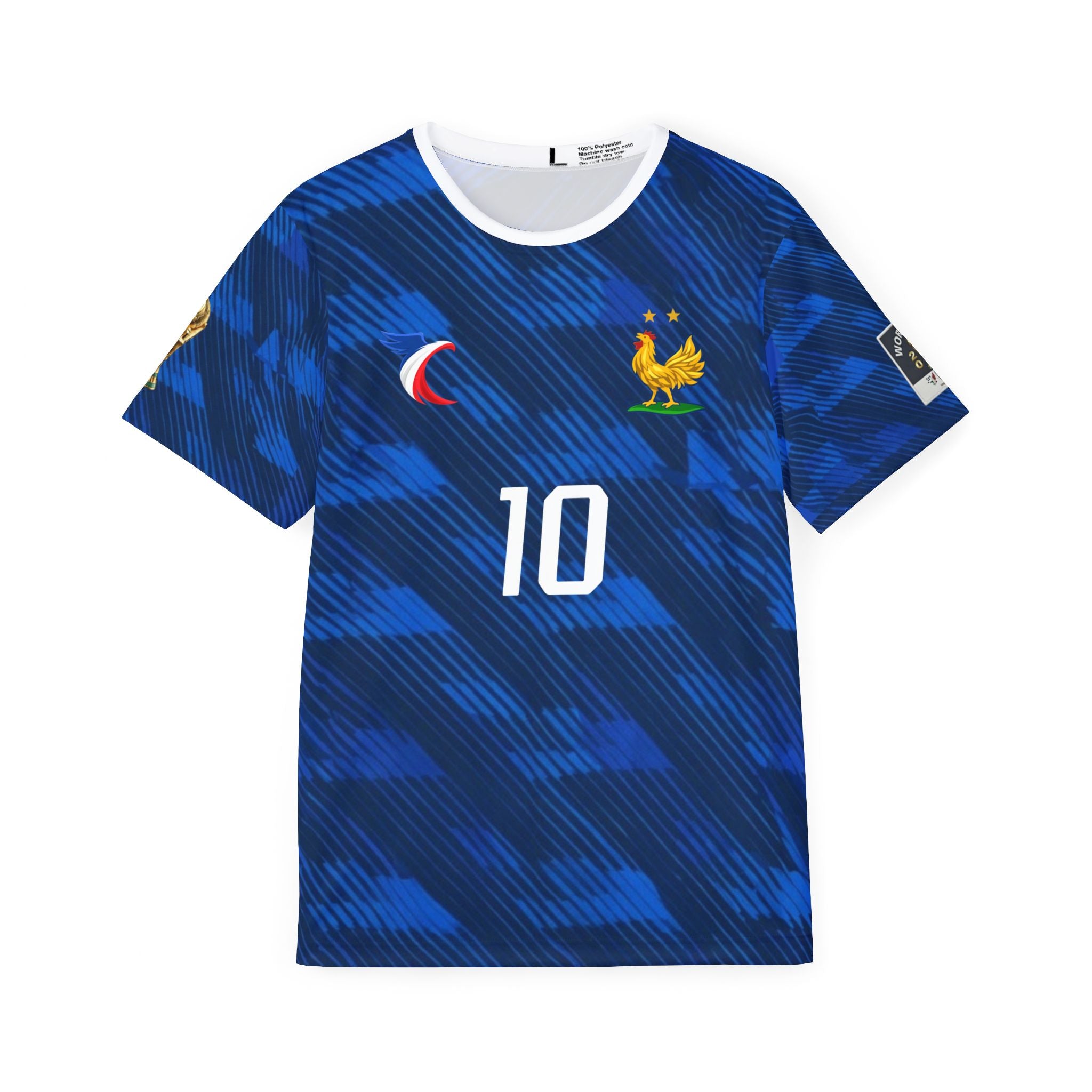 Mbappé #10 Blue Home Soccer Jersey — Men’s Football Shirt