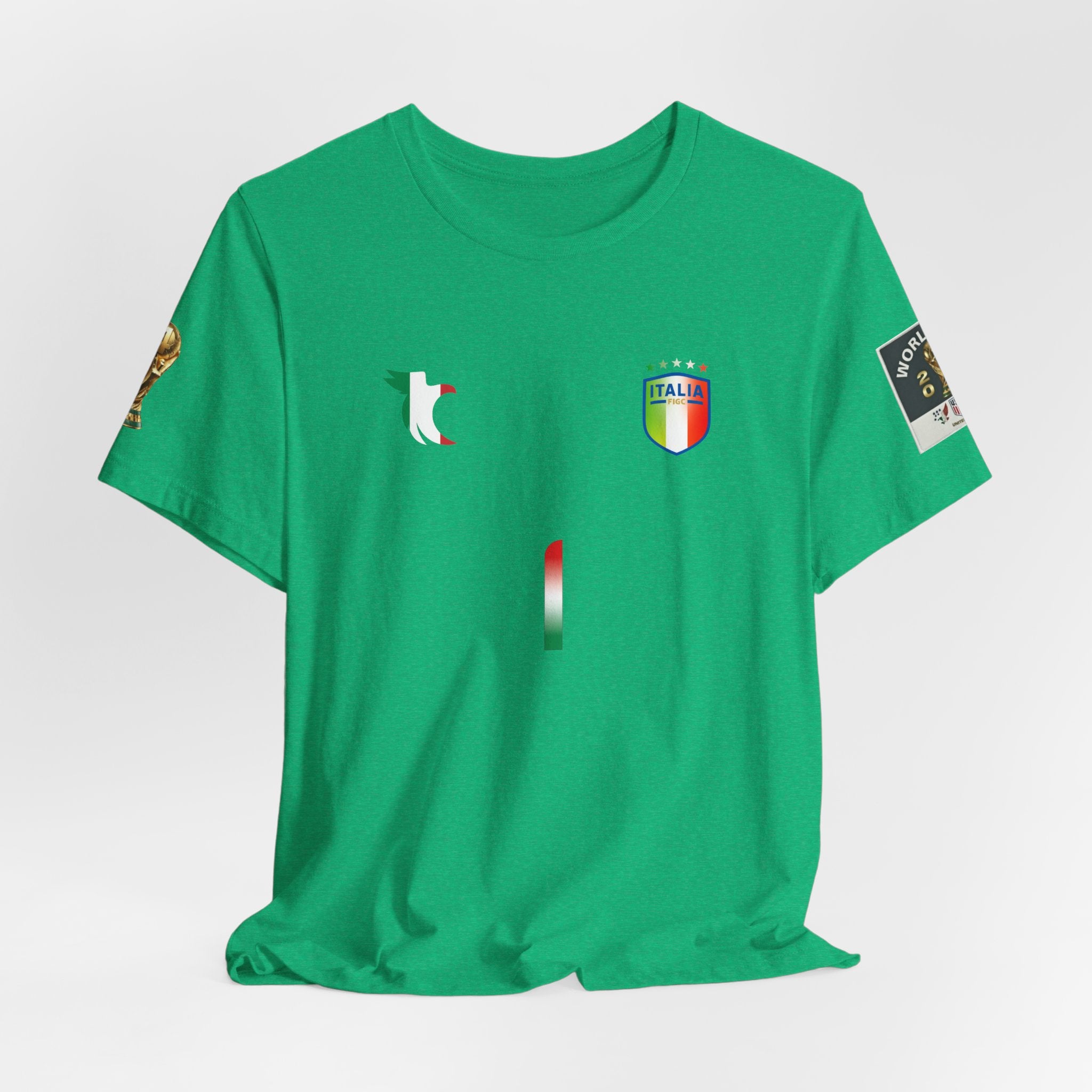 Donnarumma #1 Italy Jersey Tee | Soccer Goalkeeper Shirt