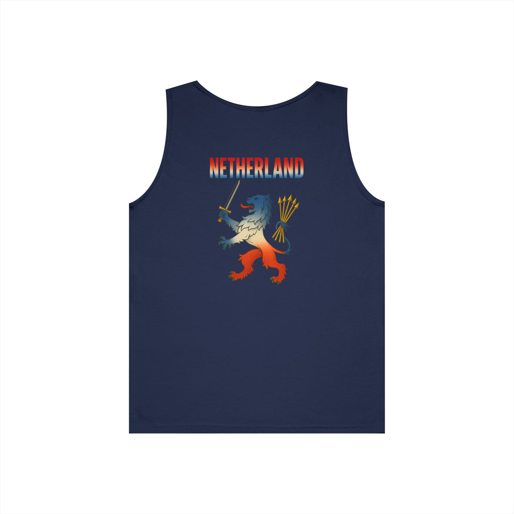 Netherland Lion Tank Top — Vintage Dutch Flag Lion Graphic