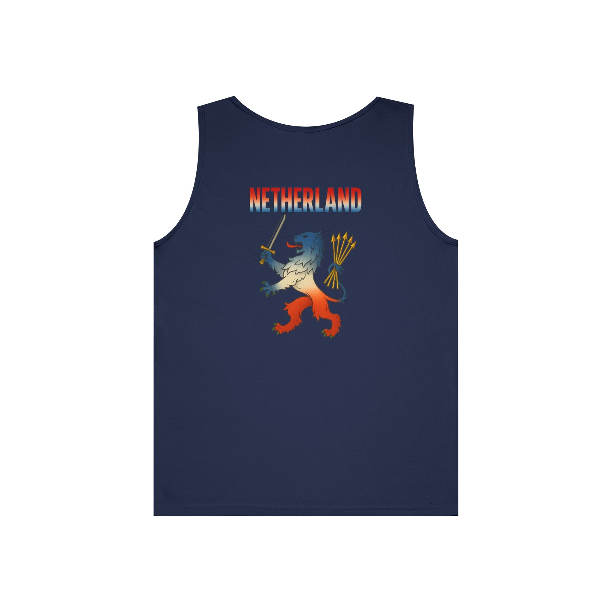 Netherland Lion Tank Top — Vintage Dutch Flag Lion Graphic