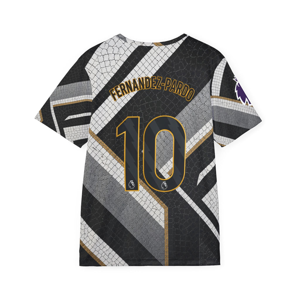 Custom Black Sports Jersey — 'Fernandez-Pardo' Number 10 Soccer Shirt