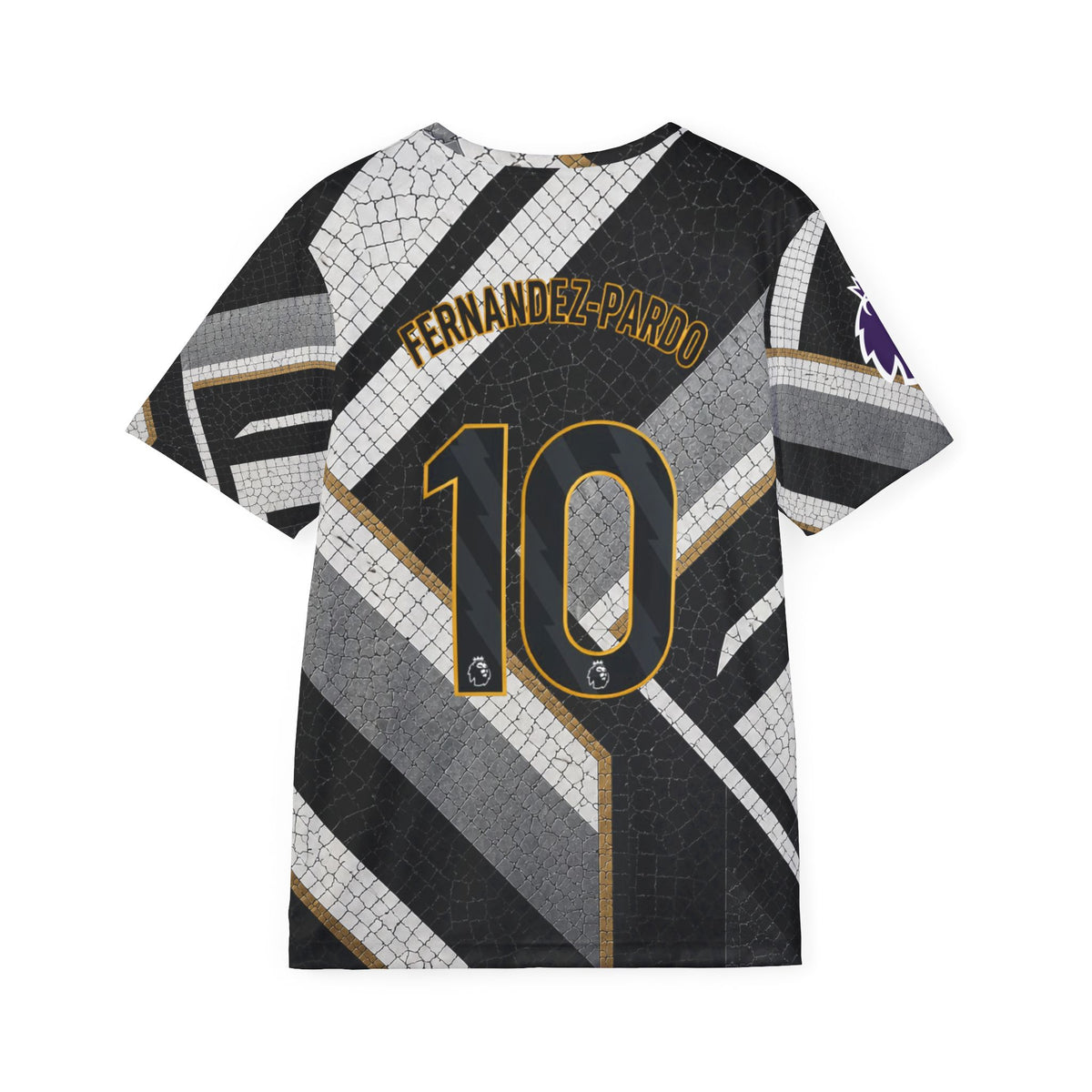 Custom Black Sports Jersey — 'Fernandez-Pardo' Number 10 Soccer Shirt