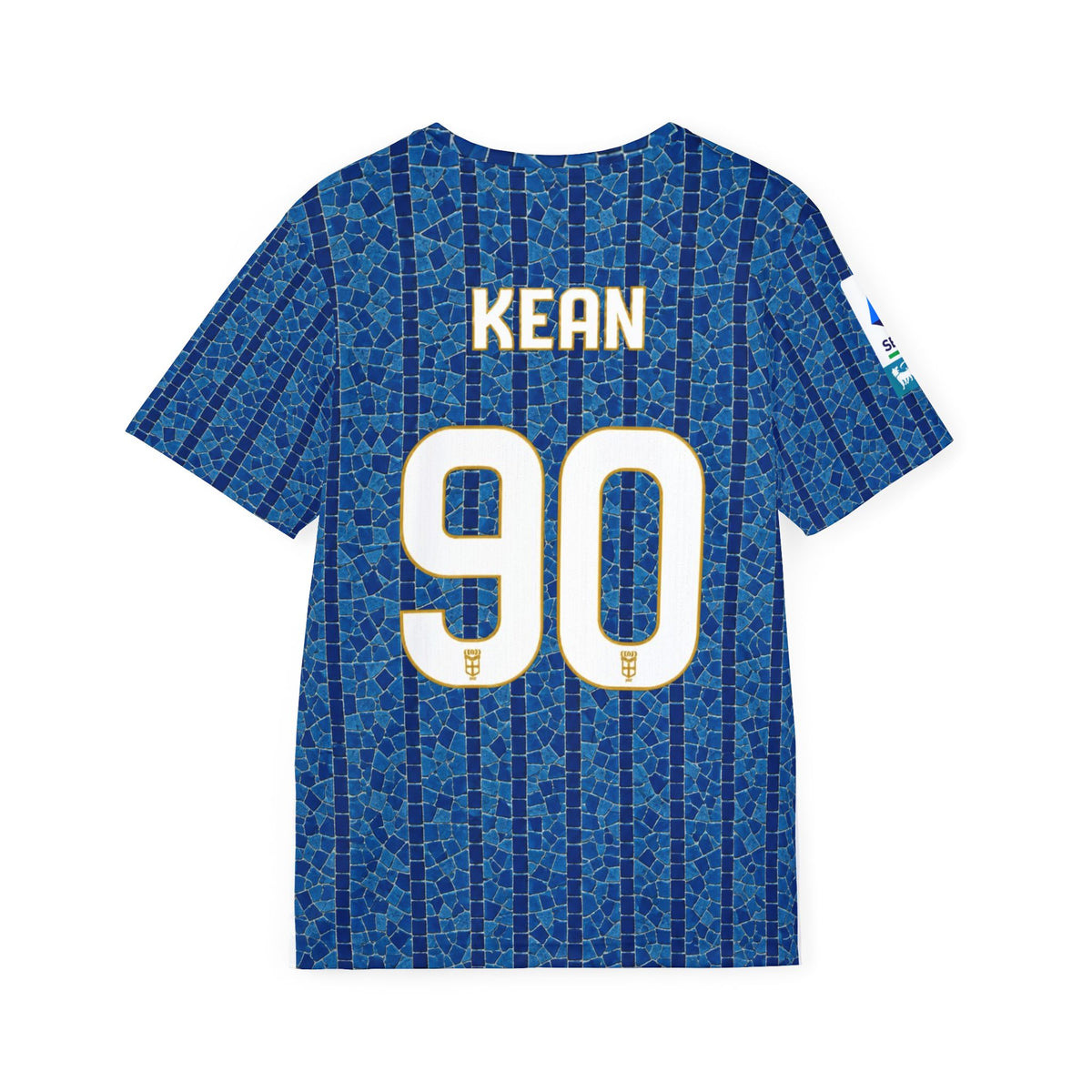 Men's Kean #90 Blue Football Jersey — Revolut Logo Soccer Shirt