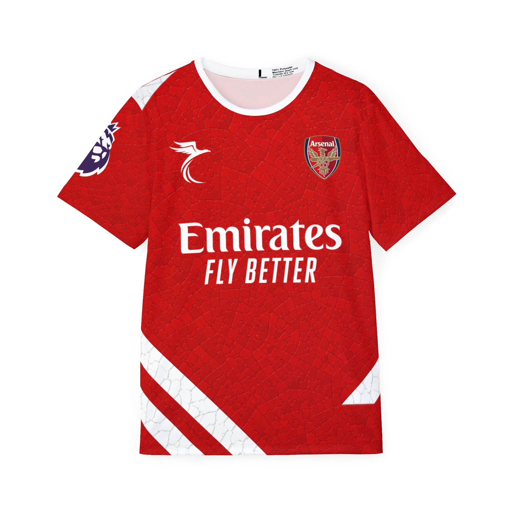 Arsenal Red Soccer Jersey – "Rice 41" Fan Tee