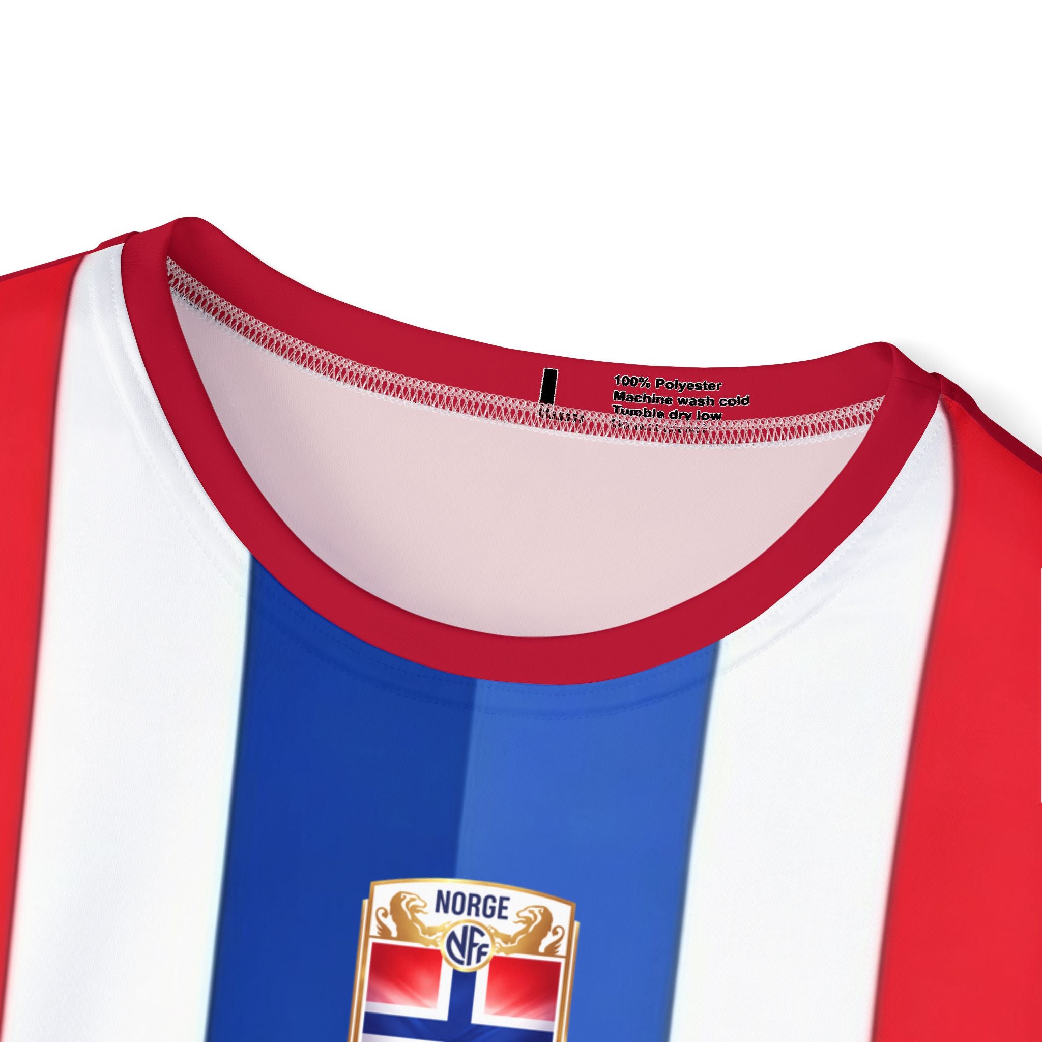 Norway Haaland #9 Jersey — Red, White & Blue All-Over Print