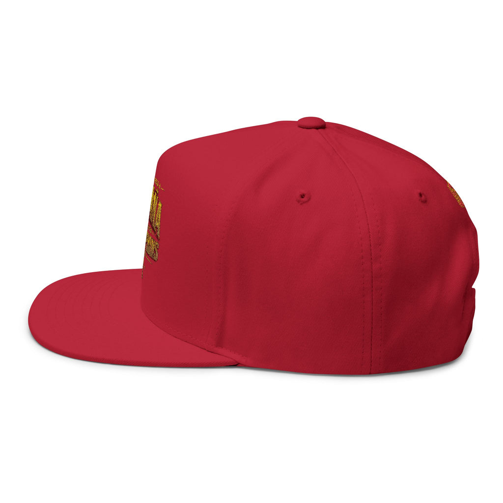 España Champions Flat Bill Cap — Embroidered World Cup Soccer Hat