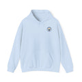 Haaland #9 Soccer Hoodie — Light Blue Fan Pullover with Crest