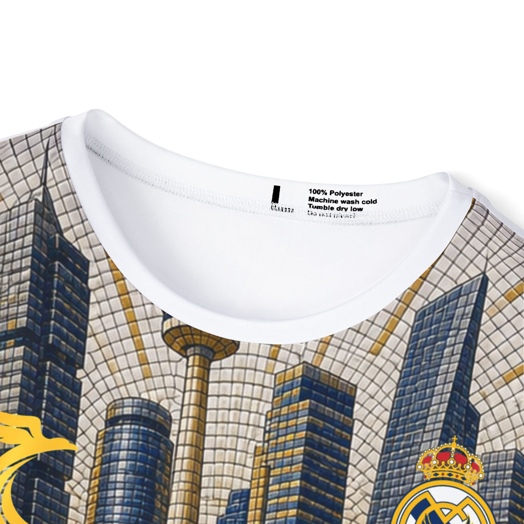 Real Madrid Bellingham #5 All-Over Print Men's Sports Jersey — Emirates Fly Better Stadium Design