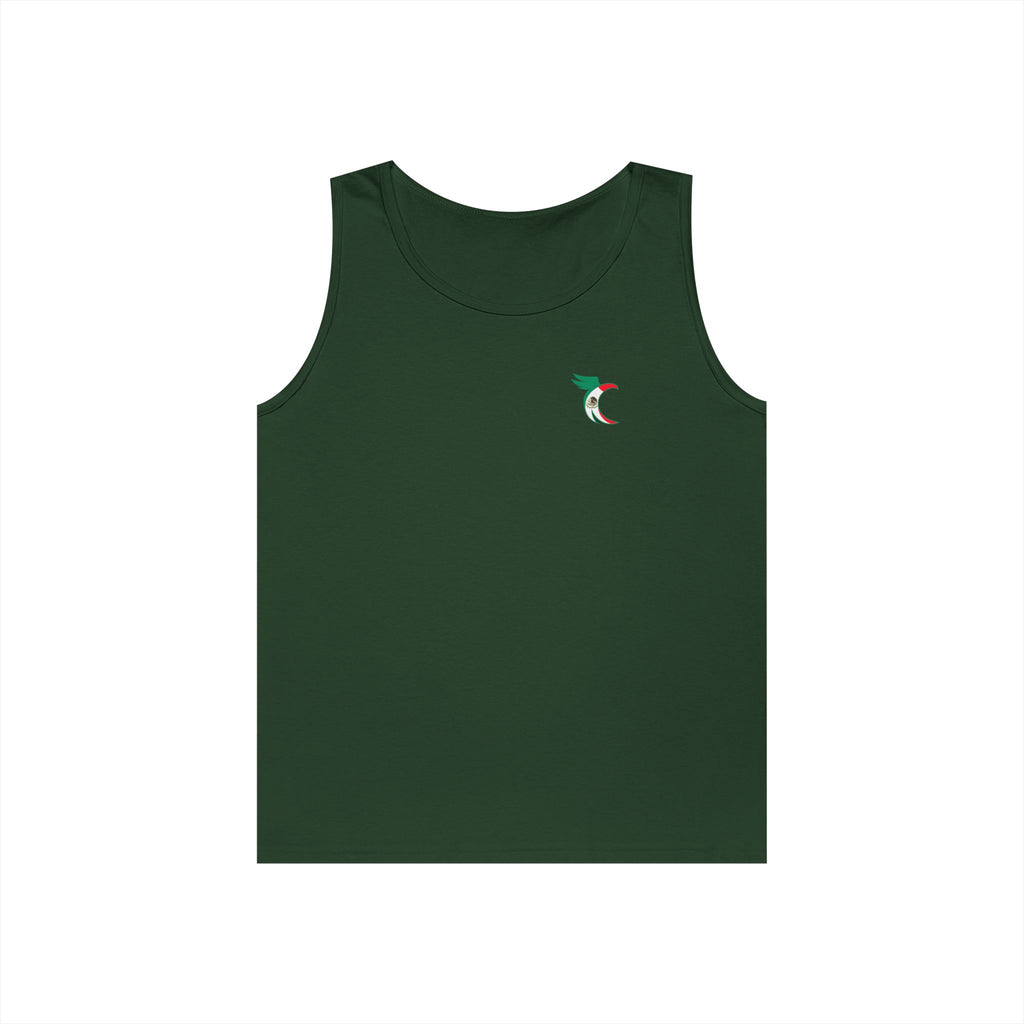 Mexico Crest Tank Top — Vintage Mexican Flag Eagle Graphic