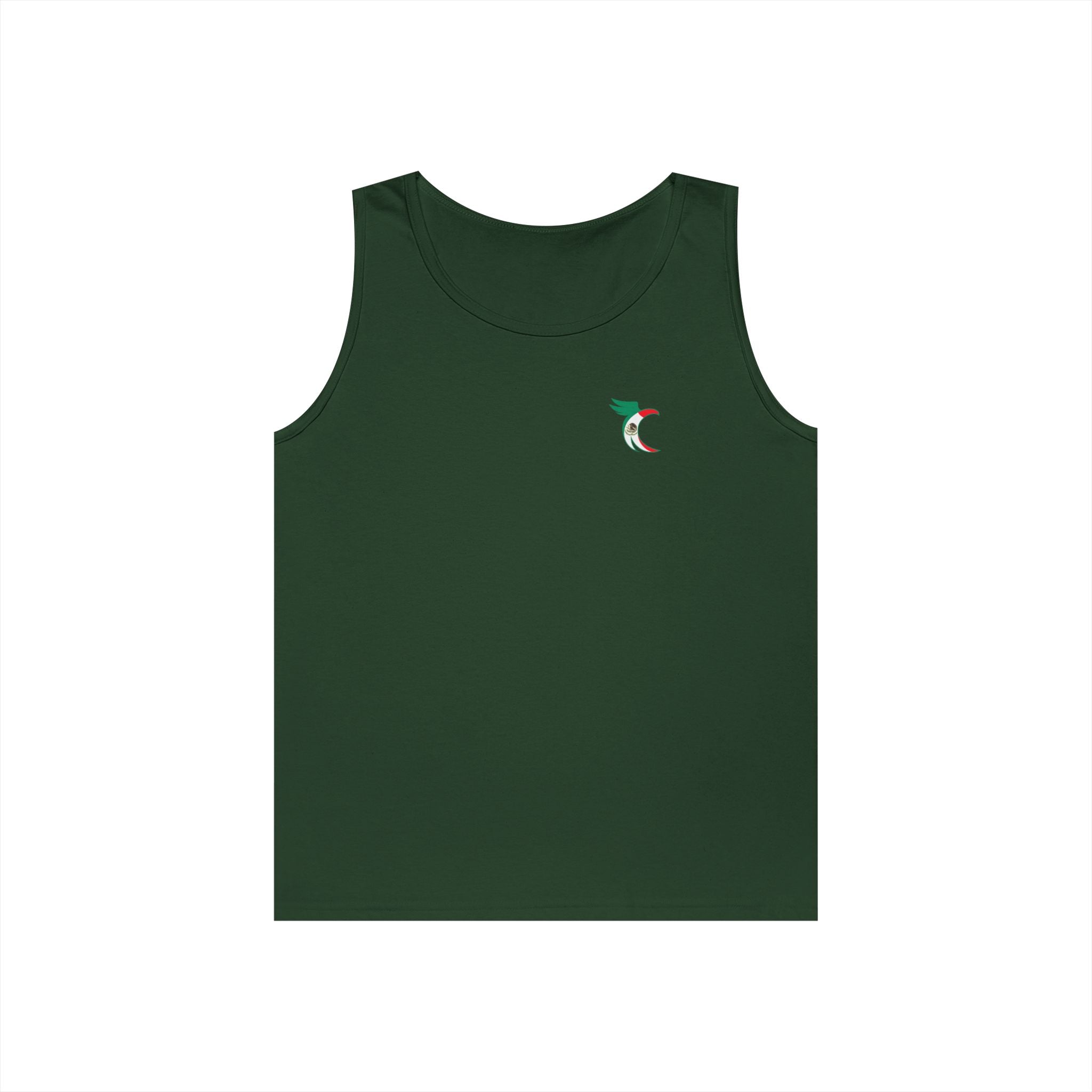 Mexico Crest Tank Top — Vintage Mexican Flag Eagle Graphic