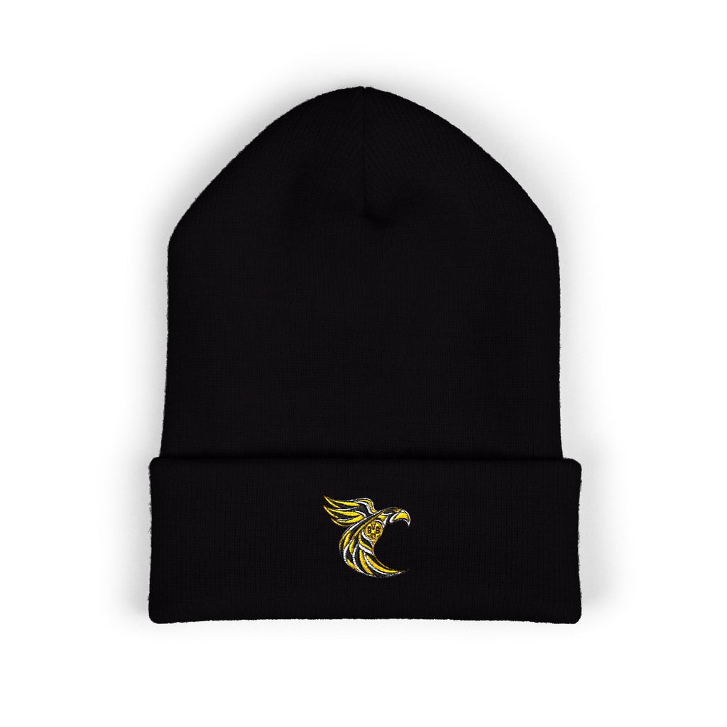 Dortmund Pheonix Embroidered Cuffed Beanie