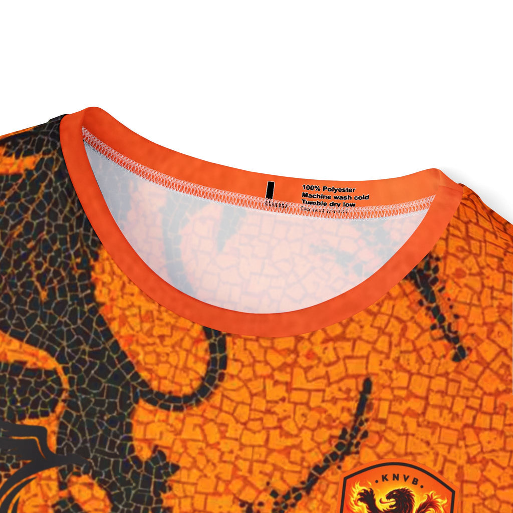 Men's Football Jersey — F. De Jong #21 Orange & Black National Team Shirt